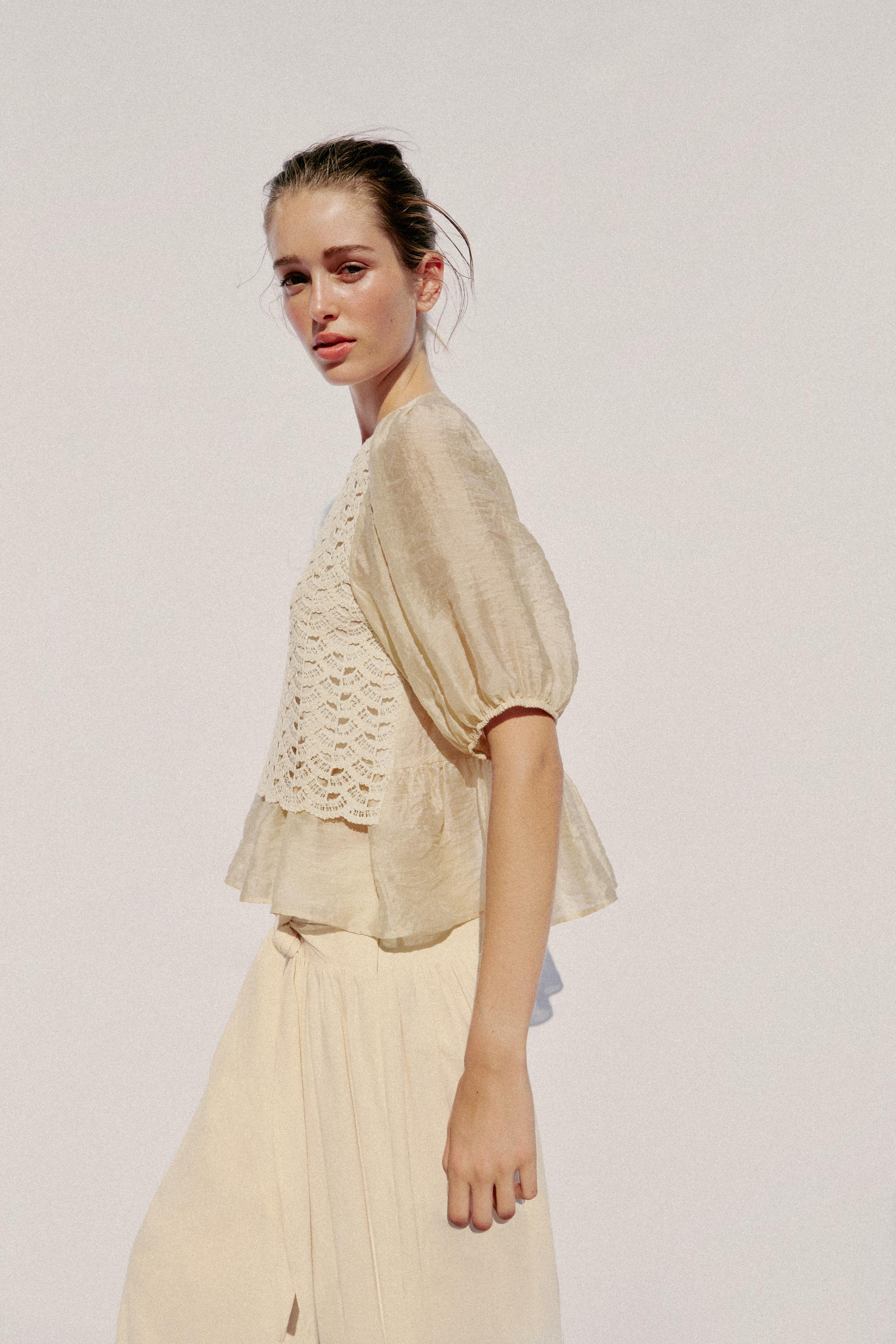COMBINATION CROCHET TOP